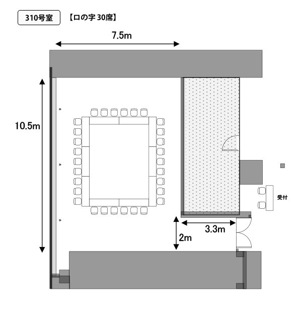 310号室 ロの字